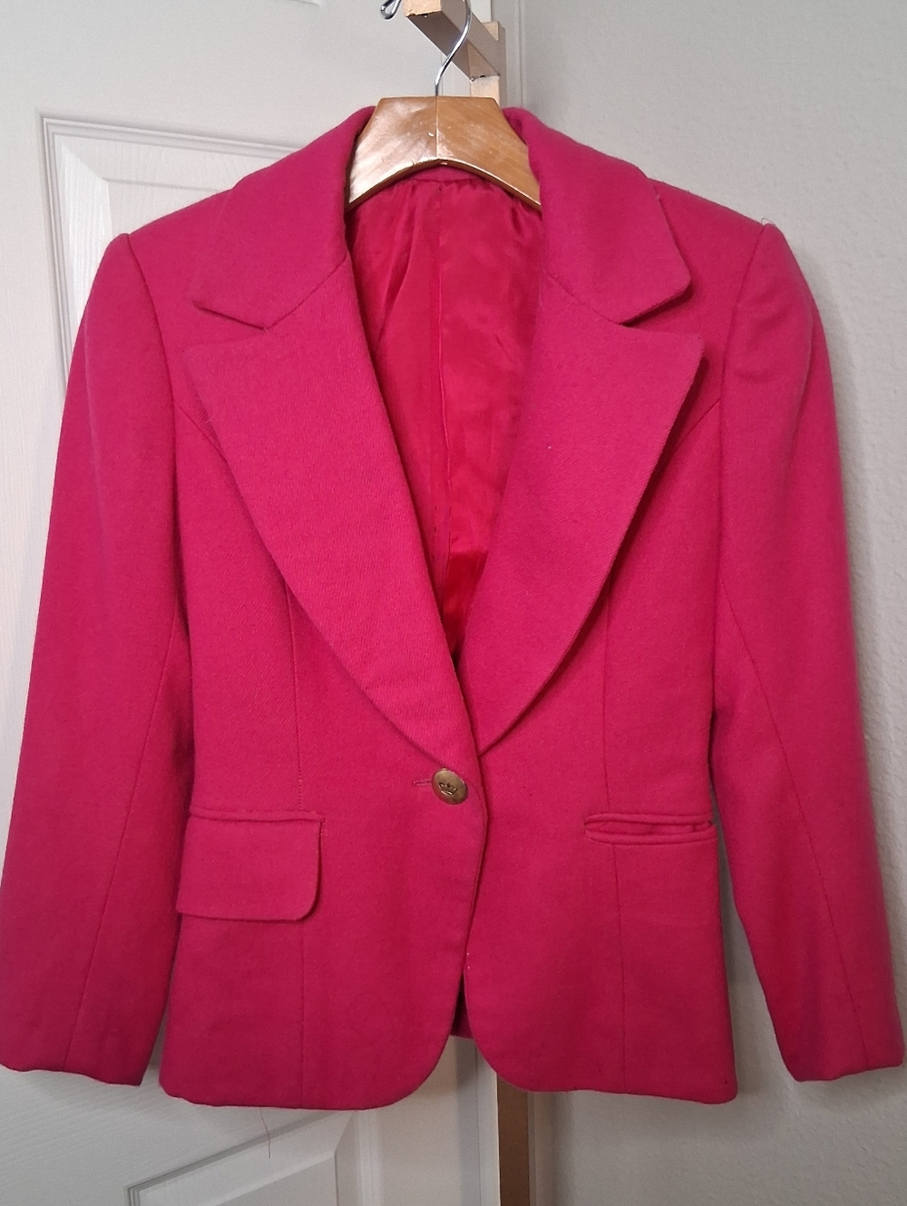 Dark Pink Blazer Jacket Small